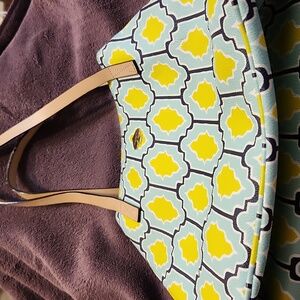 Kate Spade colorful satchel handbag